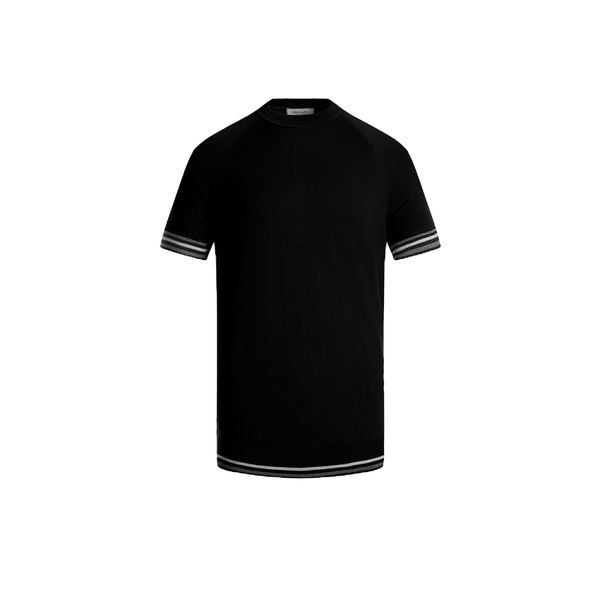 تی شرت آستین کوتاه مردانه کروم مدل یقه گرد 2411002