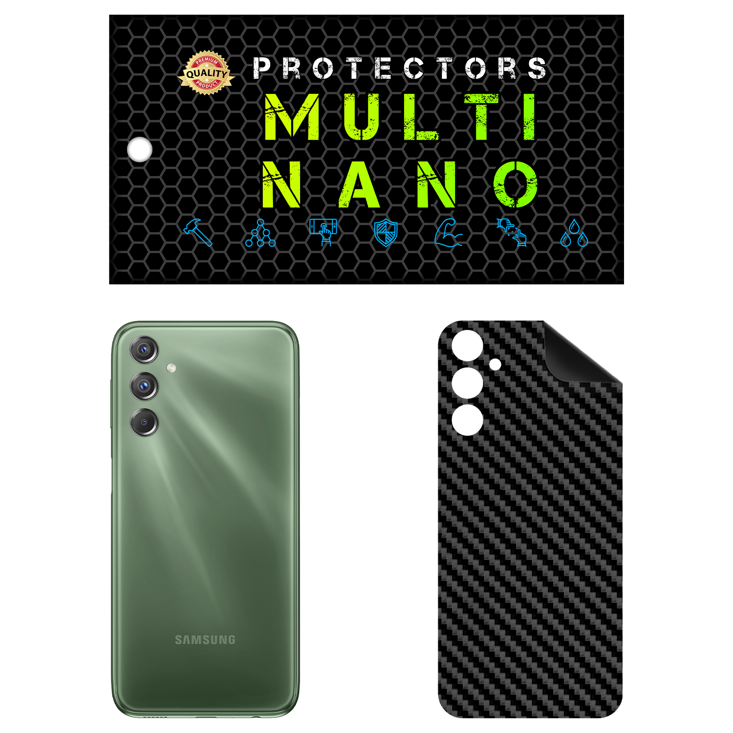 برچسب پوششی مولتی نانو مدل X-F1C مناسب برای گوشی موبایل سامسونگ Galaxy F34