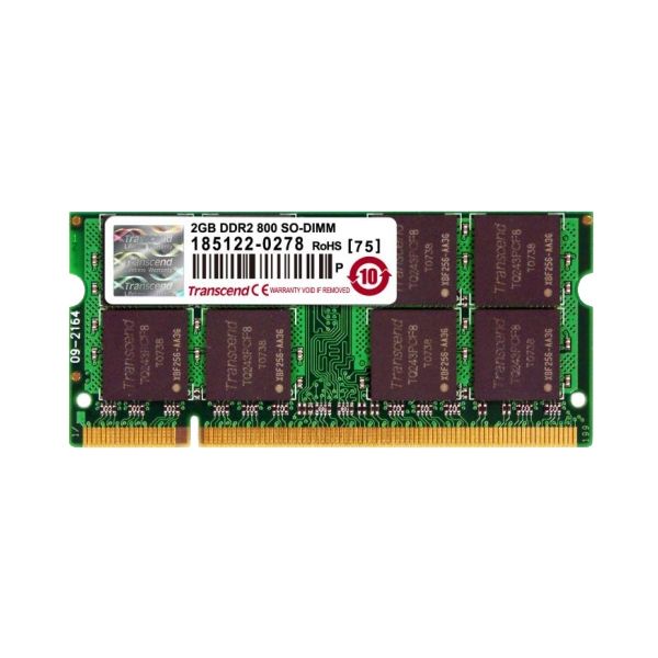 رم لپ تاپ ترنسند DDR2 800 مگاهرتز مدل 6400s ظرفیت 2 گیگابایت