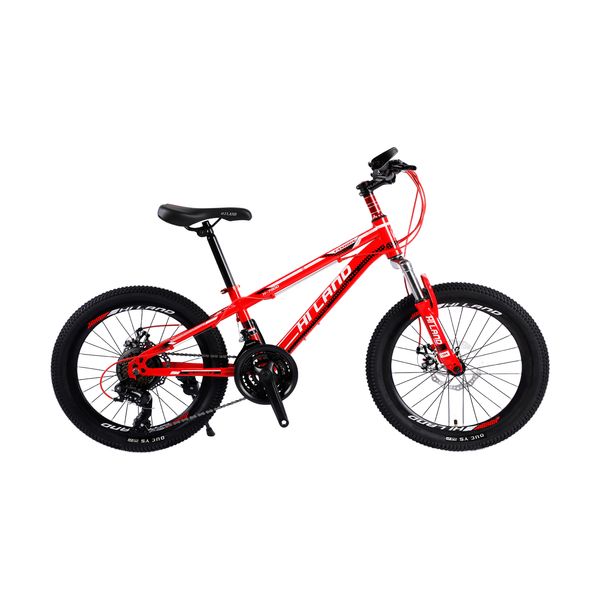 دوچرخه کوهستان هایلند مدل آلومنیوم سایز 20 رنگ قرمز