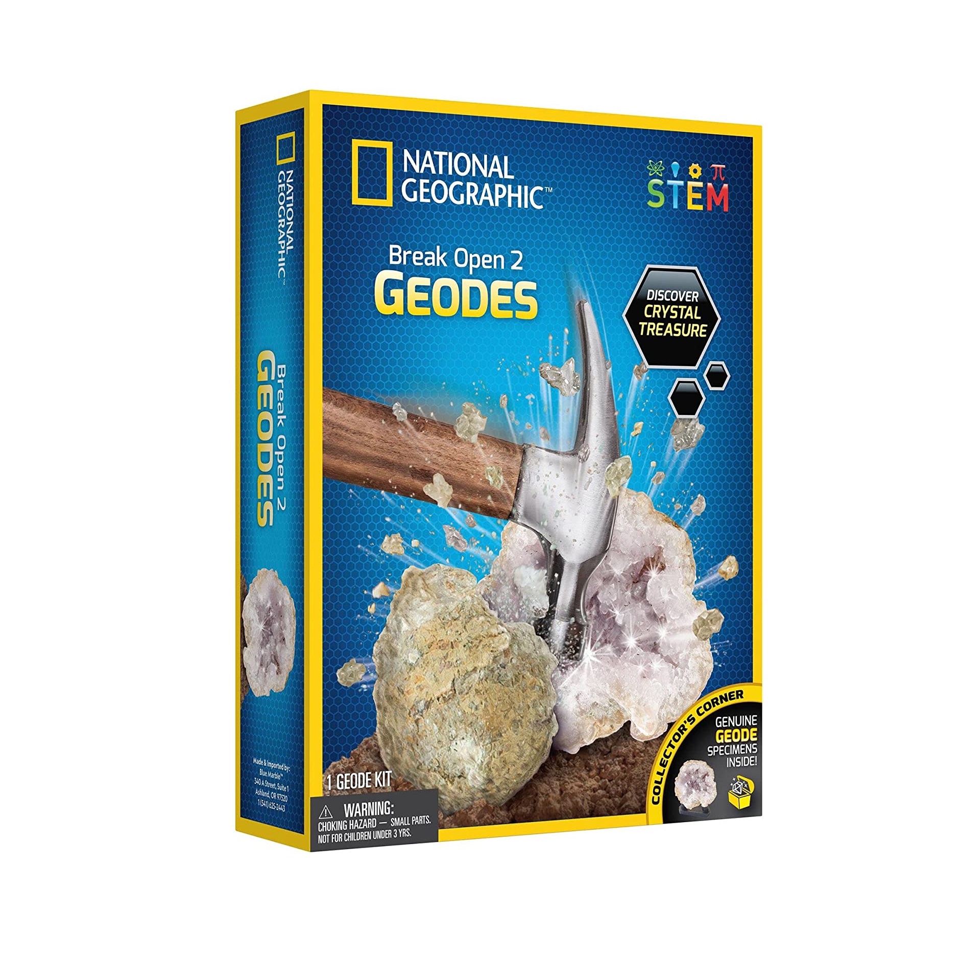 کیت آموزشی نشنال جئوگرافیک مدل Break Open 2 Geodes کد RTNGGEO2