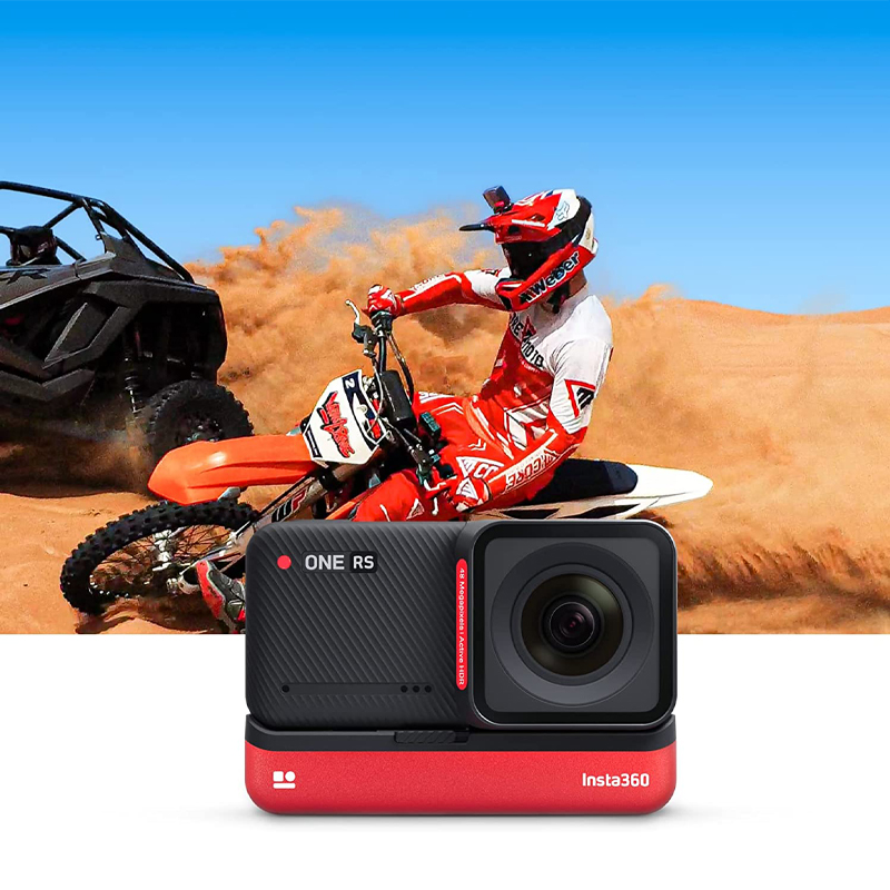 دوربین فیلم برداری ورزشی اینستا 360 مدل  INSTA360 ONE RS TWIN EDITION  به همراه لوازم جانبی 
