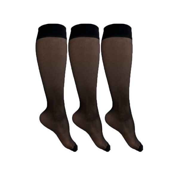 جوراب ساق بلند زنانه پریزن مدل DEN 15 مجموعه 3 عددی
