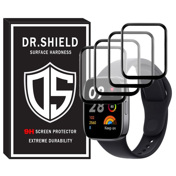 محافظ صفحه نمایش دکترشیلد مدل DR-PM مناسب برای ساعت هوشمند شیائومی Redmi Watch 3 بسته چهار عددی