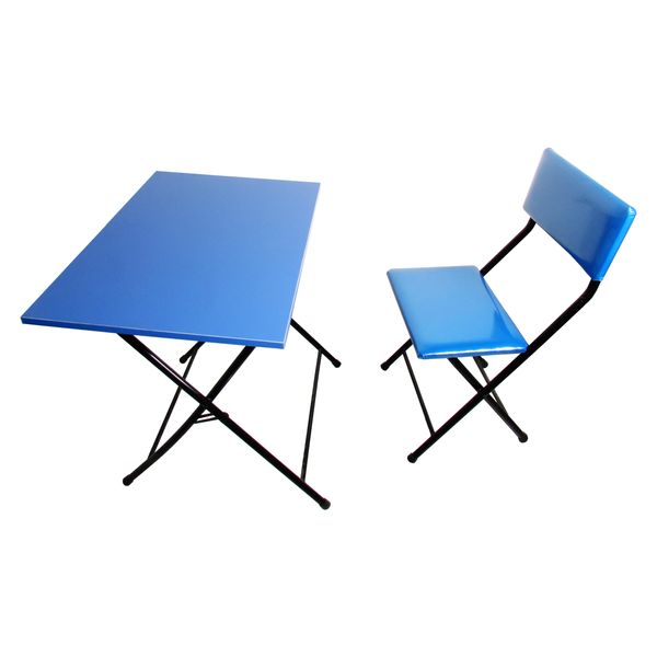 ست میز تحریر و صندلی میزیمو مدل تاشو کد 608