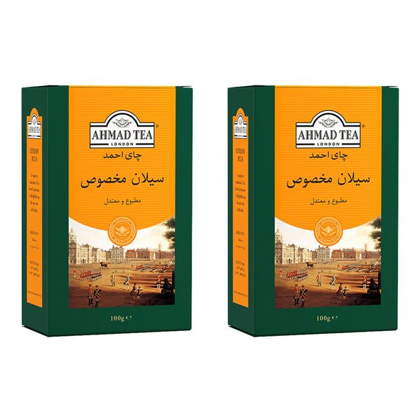 چای سیلان احمد - 100 گرم بسته 2 عددی