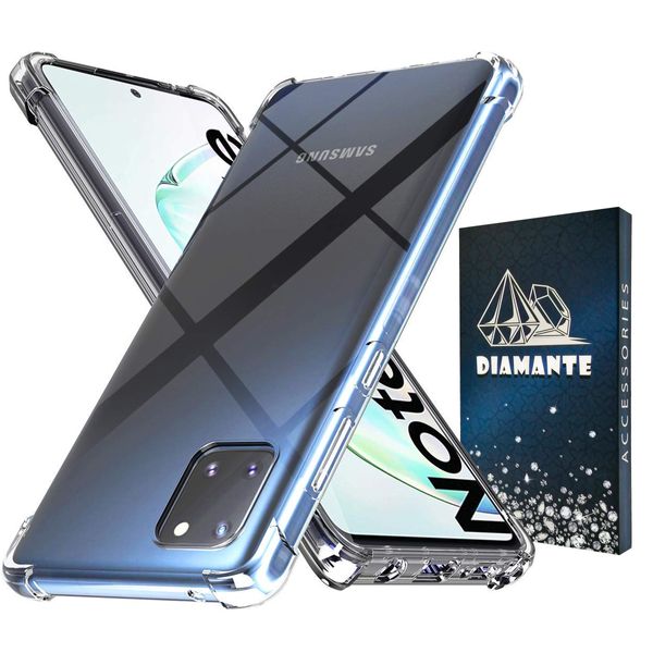  کاور دیامانته مدل shiny navy مناسب برای گوشی موبایل سامسونگ Galaxy Note 10 lite