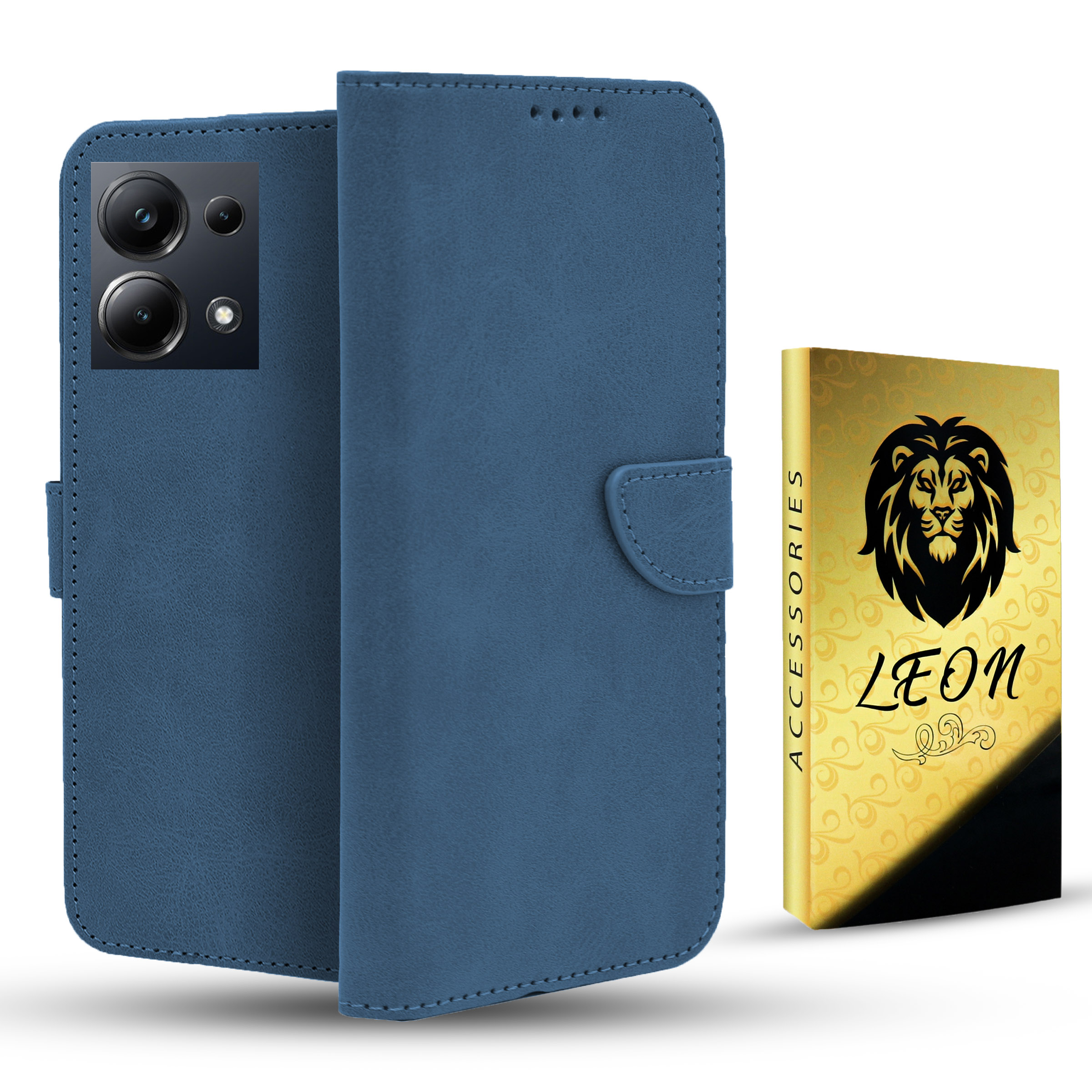 کیف کلاسوری لئون مدل Nezhad Oro مناسب برای گوشی موبایل شیائومی Redmi Note 13 Pro 4G