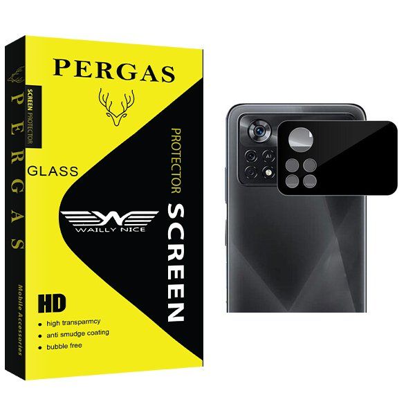محافظ لنز گوشی وایلی نایس مدل Pergas 3D مناسب برای گوشی موبایل شیائومی Poco X4 Pro