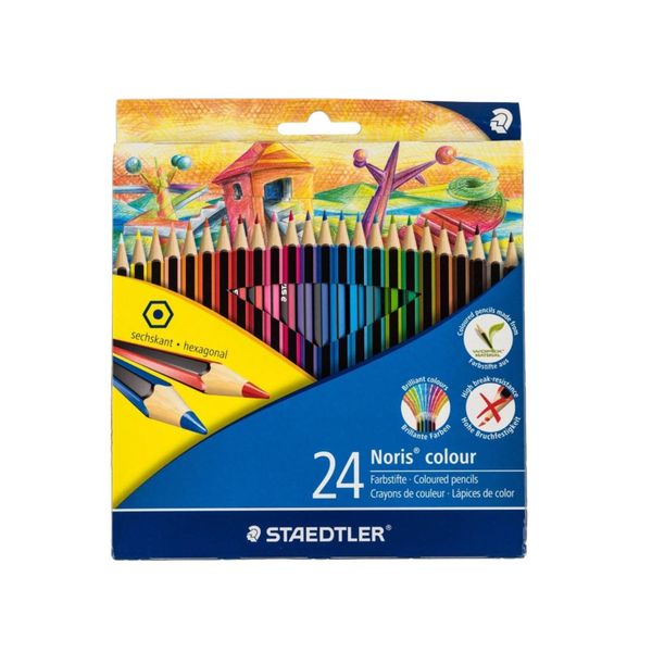 مداد رنگی 24 رنگ استدلر مدل wopex