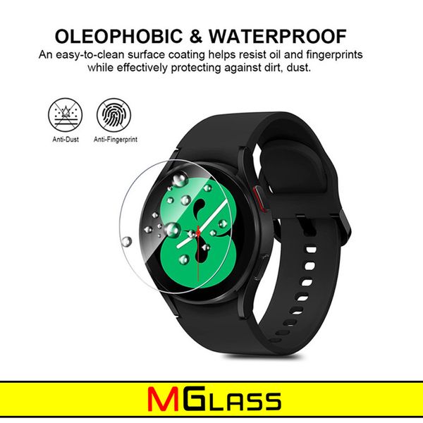محافظ صفحه نمایش شیشه‌ای ام‌گلس مدل Glass-MG مناسب برای ساعت هوشمند هایلو LS05 Solar بسته دو عددی