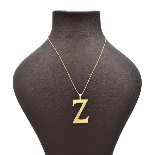 گردنبند طلا 18 عیار زنانه شمیم گلد گالری مدل حرف MZ125 Z