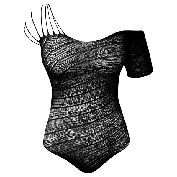 لباس خواب زنانه ماییلدا مدل فیشنت کد 4855-7035 رنگ مشکی