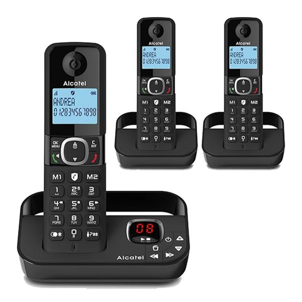 تلفن بی سیم آلکاتل مدل F860 Voice Trio کد 1601 بسته سه عددی