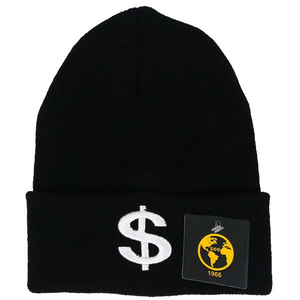 کلاه بافتنی سیی مدل دلار کد 1415