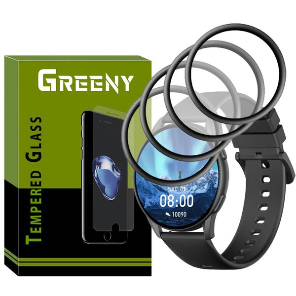 محافظ صفحه نمایش گرینی مدل GR-PM مناسب برای ساعت هوشمند کیسلکت Kieslect K11 بسته چهار عددی