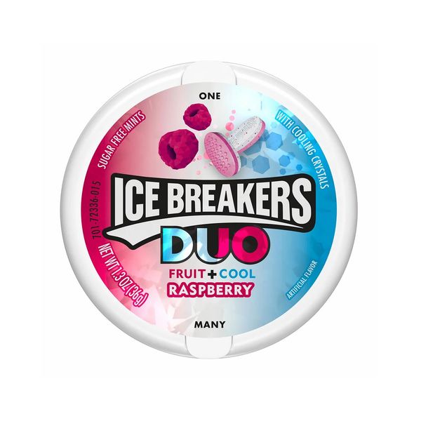 قرص خوشبو کننده دهان بدون شکر تمشک خنک کننده آیس بریکرز - 42 گرم