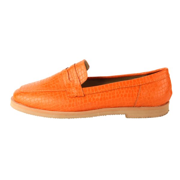 کفش زنانه ست کالکشن مدل 2117 سنگی رنگ نارنجی
