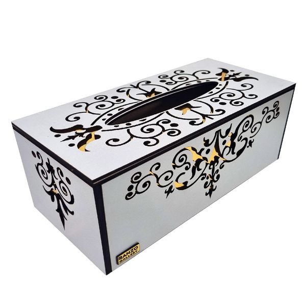 جعبه دستمال کاغذی رانزو گالری مدل رویال