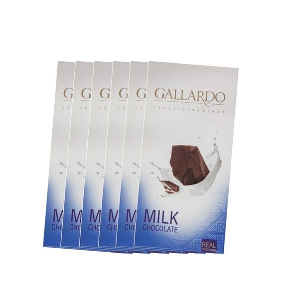 شکلات شیری گالاردو فرمند مقدار 100گرم بسته 6 عددی
