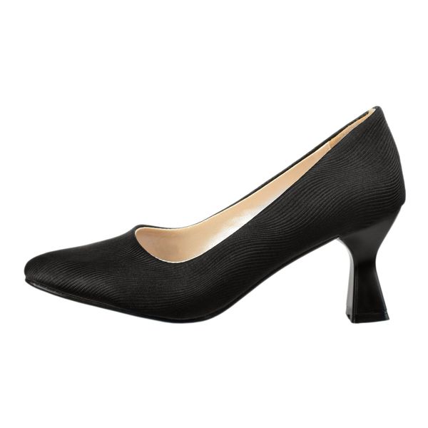 کفش زنانه مورتی مدل  ایزابلا ساتن کبریتی ALL .BK.2980