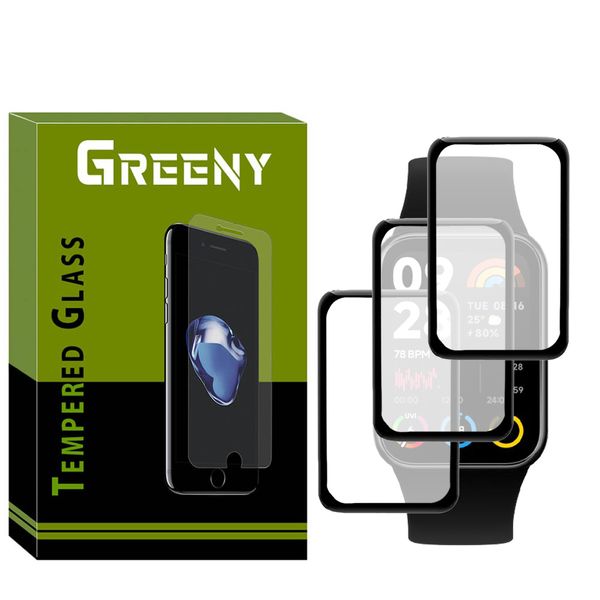 محافظ صفحه نمایش گرینی مدل GR_PM مناسب برای ساعت هوشمند شیائومی Mi Band 8 Pro بسته 3 عددی