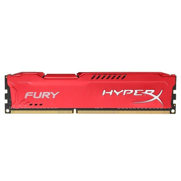 رم دسکتاپ DDR3 تک کاناله 1600 مگاهرتز CL10 هایپرایکس مدل FURY-RED ظرفیت 4 گیگابایت