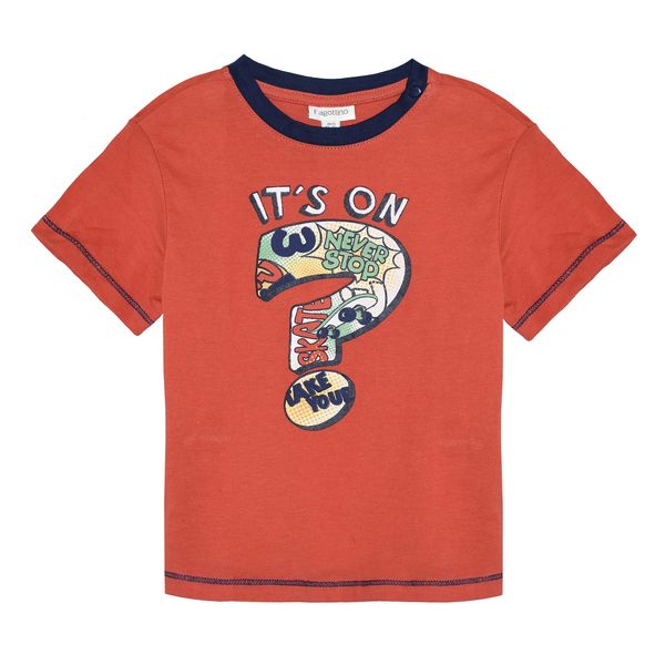 تی شرت نوزادی پسرانه او وی اس مدل LU-30174-5