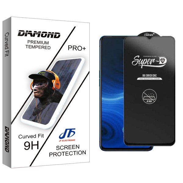 محافظ صفحه نمایش جی اف مدل Diamond SuperD_ESD مناسب برای گوشی موبایل ریلمی X2 Pro