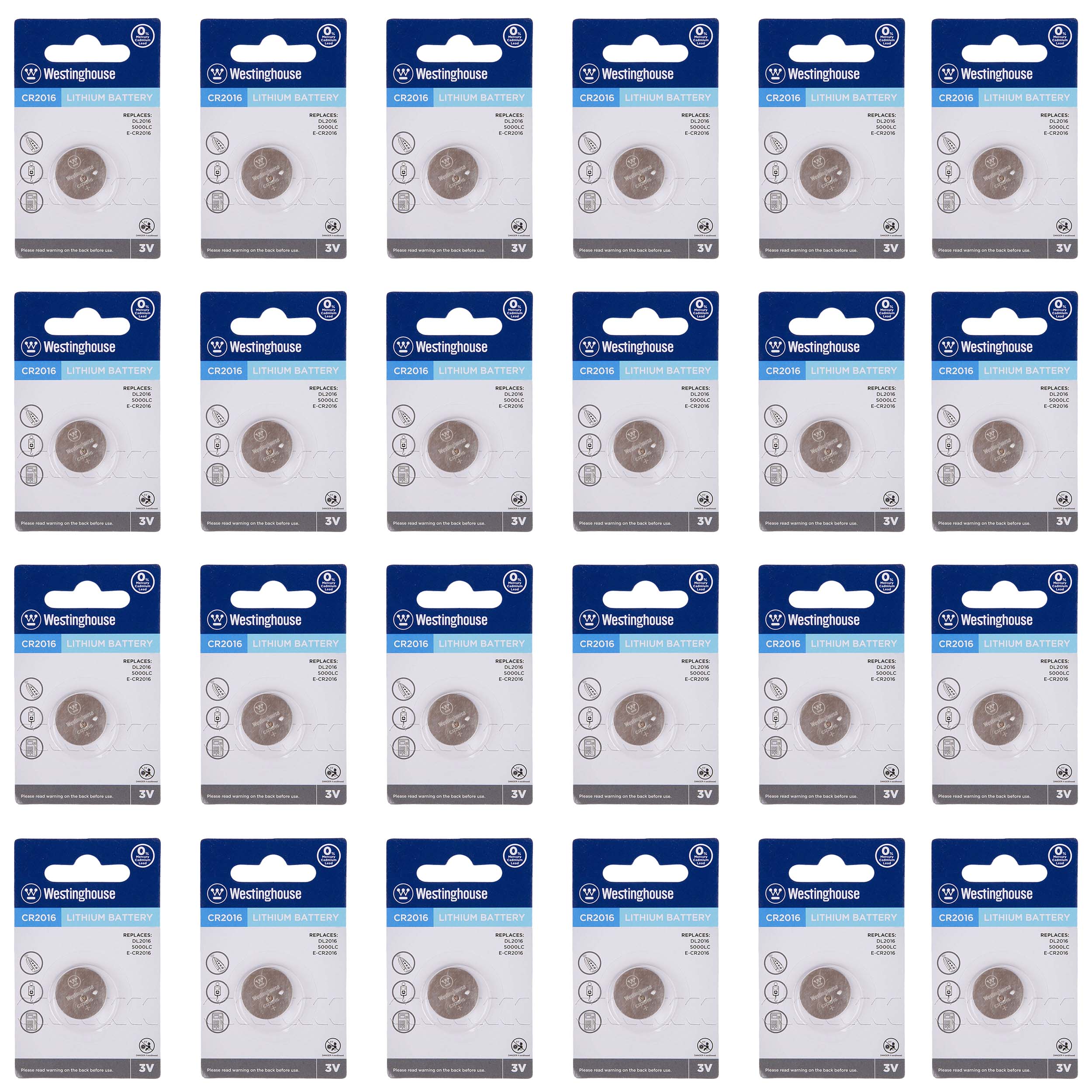 باتری سکه ای وستینگهاوس مدل 2016 بسته 24 عددی