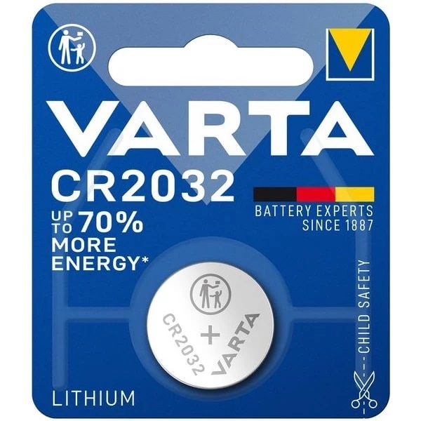 باتری سکه ای وارتا مدل CR-2032 بسته 10 عددی