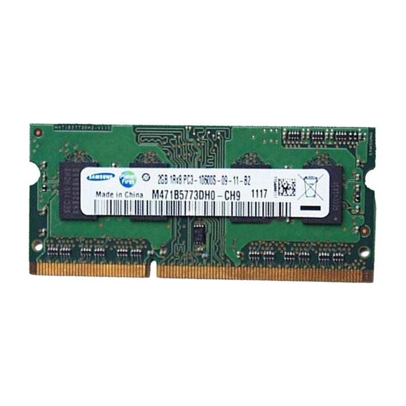 رم لپتاپ DDR3 تک کاناله 1333 مگاهرتز CL11 سامسونگ مدل PC3 10600S ظرفیت 2 گیگابایت