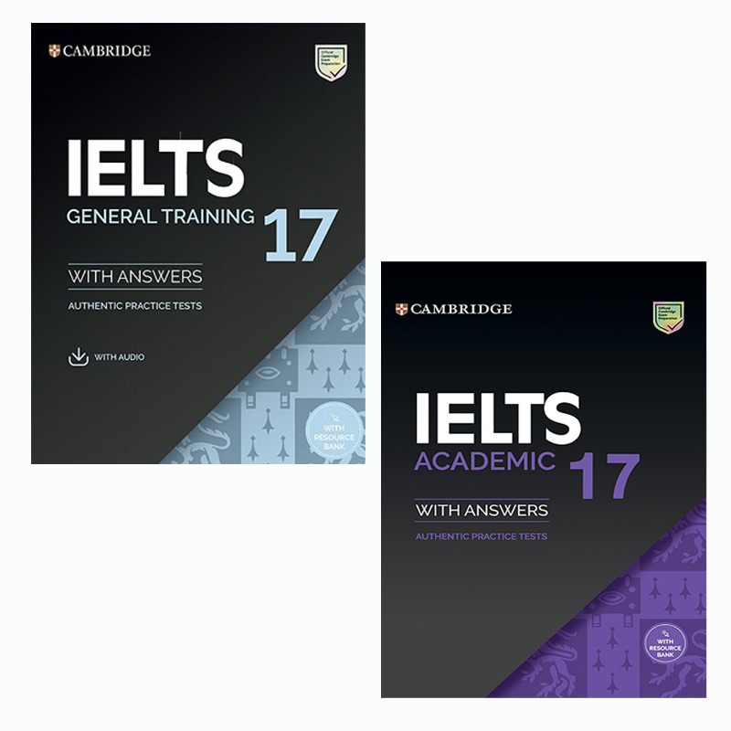 کتاب IELTS 17  اثر جمعی از نویسندگان انتشارات کمبریدج 2 جلدی
