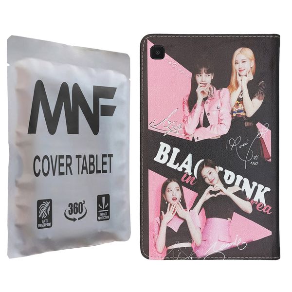 کیف کلاسوری ام ان اف طرح Black Pink کد M-314 مناسب برای تبلت سامسونگ Galaxy Tab S6 Lite P610 / P615
