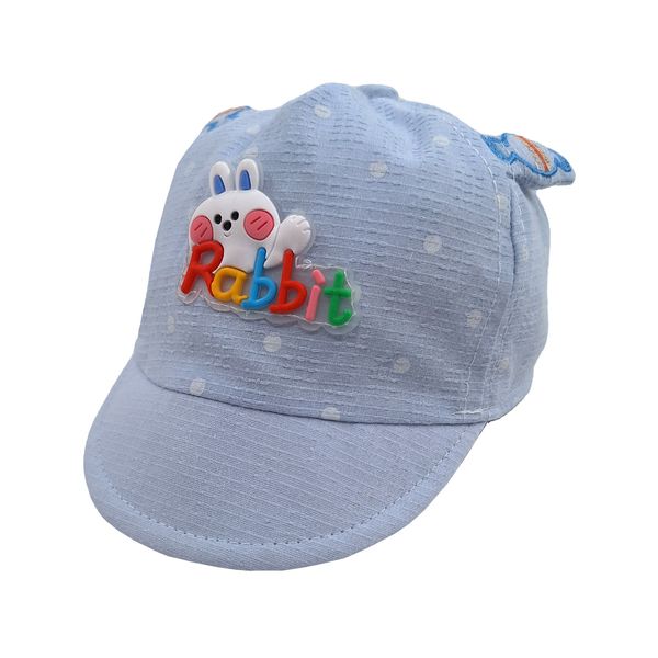 کلاه نوزادی طرح خرگوش کد 1135 رنگ آبی