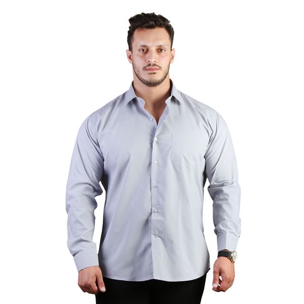 پیراهن آستین بلند مردانه برانگو مدل کلاسیک 1003