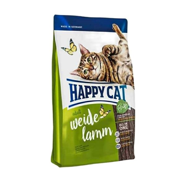 غذای خشک گربه هپی کت مدل Weide Lamm وزن 10 کیلوگرم