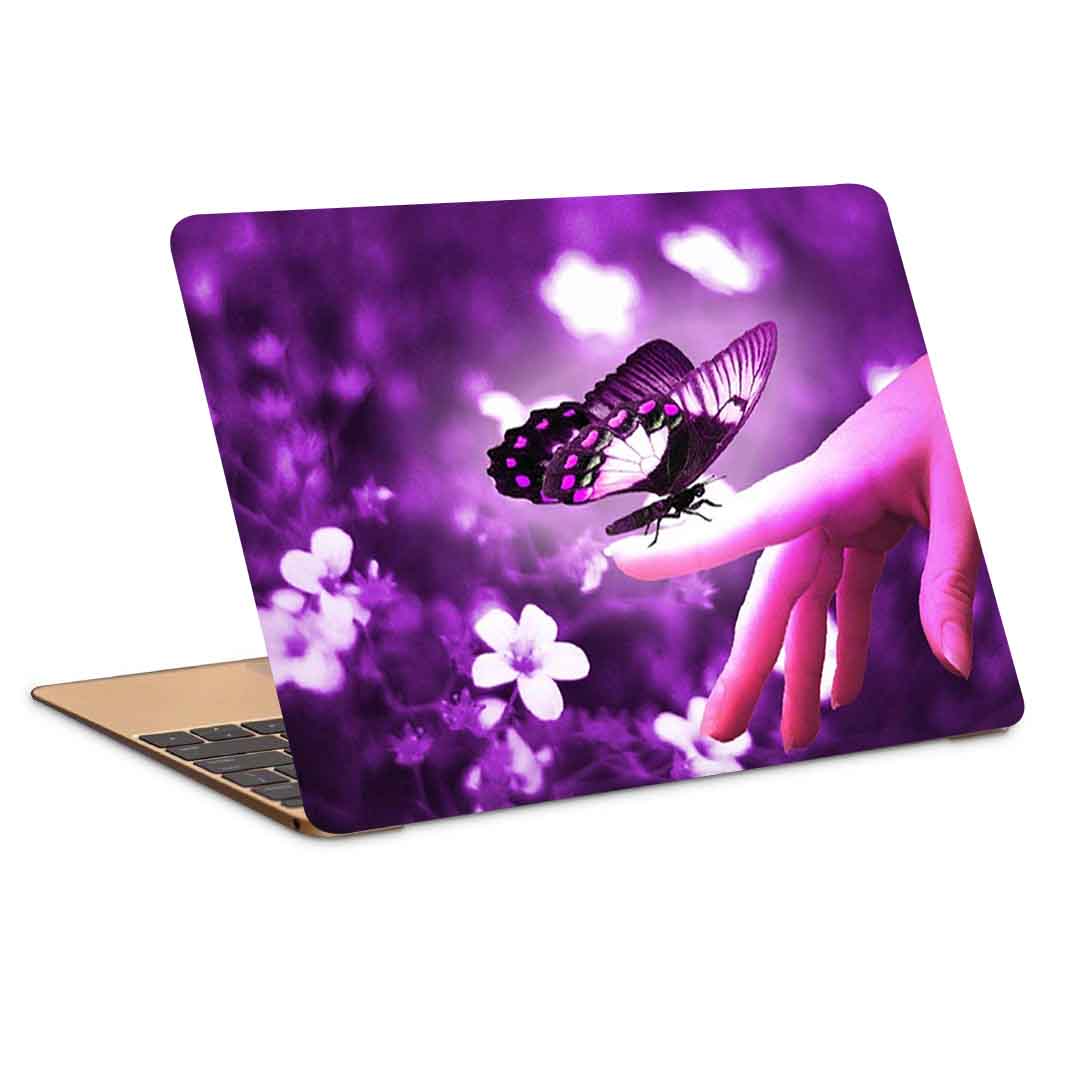 استیکر لپ تاپ طرح Butterflies-13 کد P-677 مناسب برای لپ تاپ 15.6 اینچ