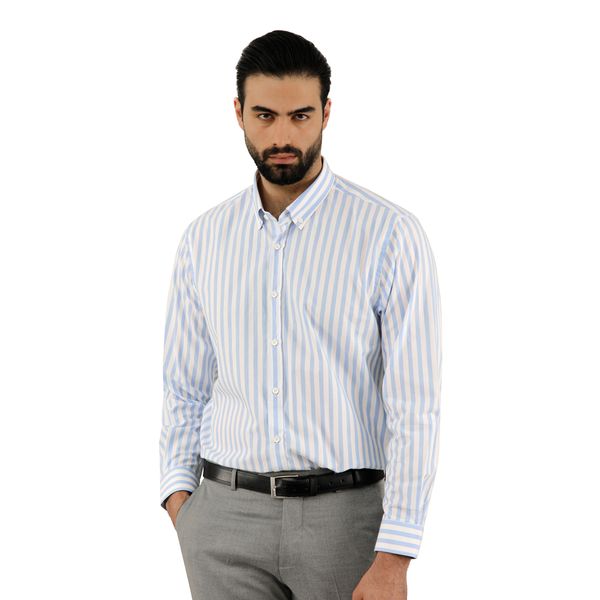 پیراهن آستین بلند مردانه پاتن جامه مدل 402721020225296