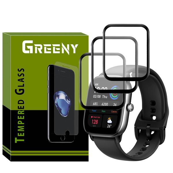 محافظ صفحه نمایش گرینی مدل GR-PM مناسب برای ساعت هوشمند امیزفیت GTS 4 بسته سه عددی