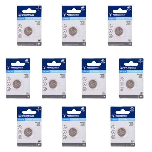 باتری سکه ای وستینگهاوس مدل 2016 بسته 10 عددی