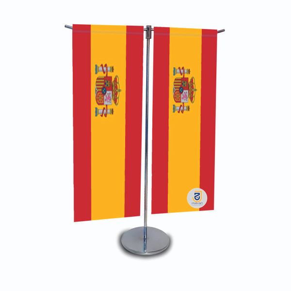 پرچم رومیزی جاویدان تندیس پرگاس مدل اسپانیا کد 3