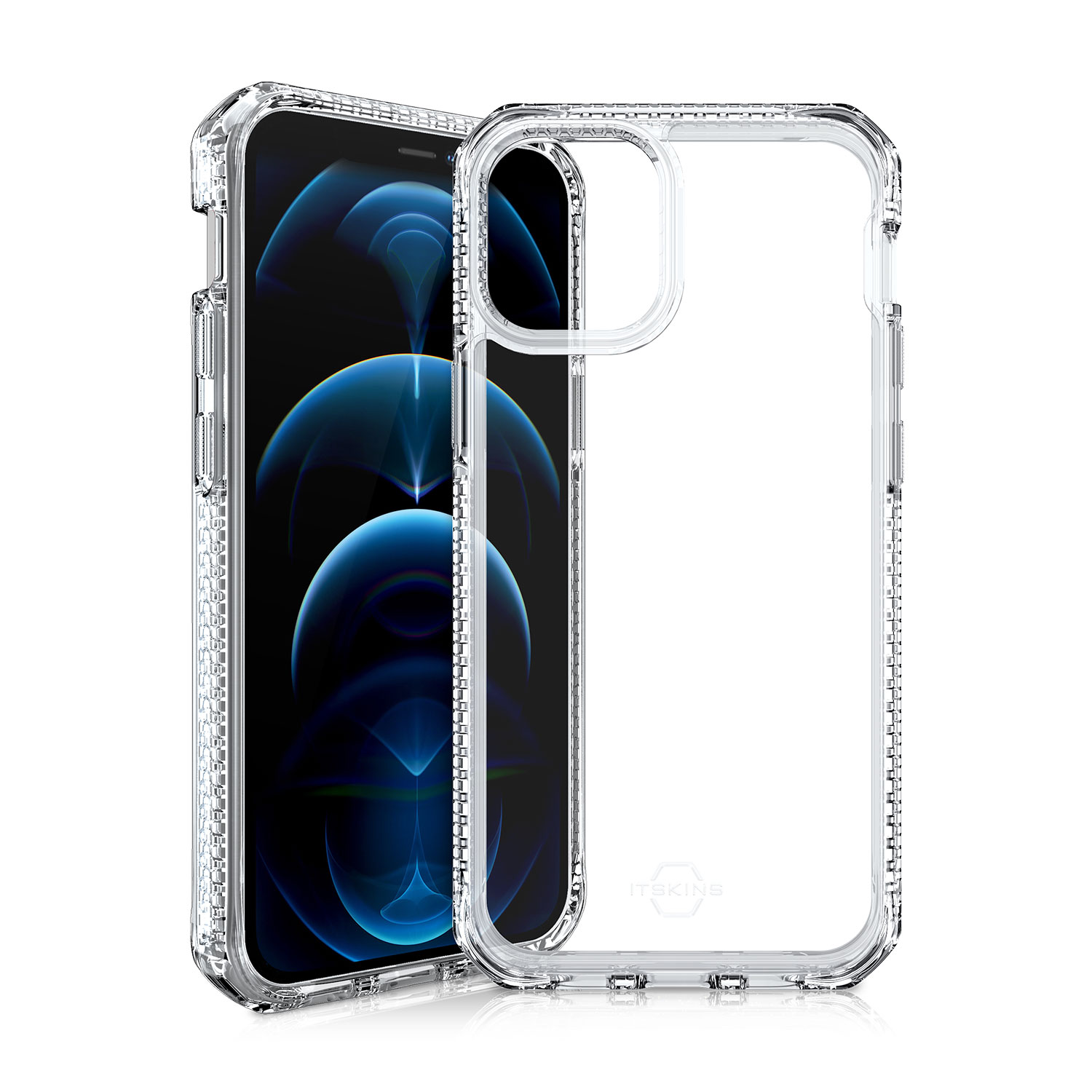 کاور ایت اسکینز مدل Hybrid Clear Transparent مناسب برای گوشی موبایل اپل iPhone 12 Pro Max