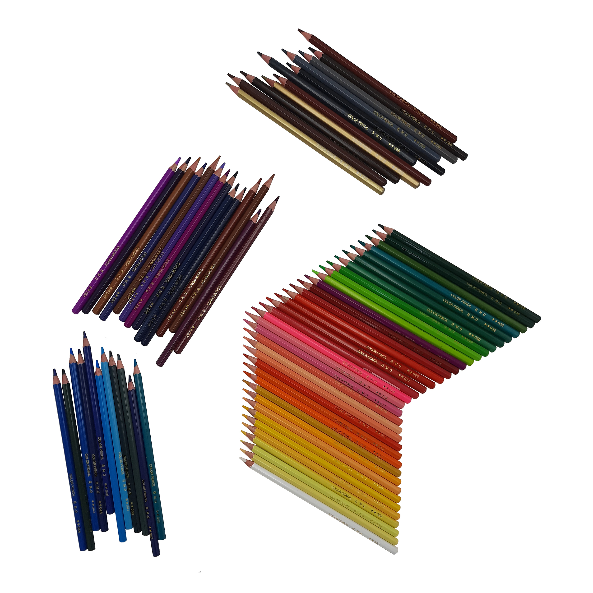 مداد رنگی 72 رنگ ام کیو مدل 00072G