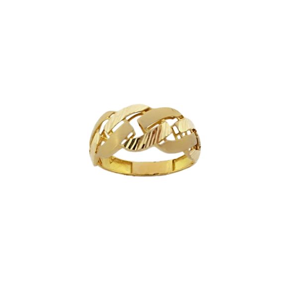انگشتر طلا 18 عیار زنانه جواهری ماهوور مدل سوپر ناز