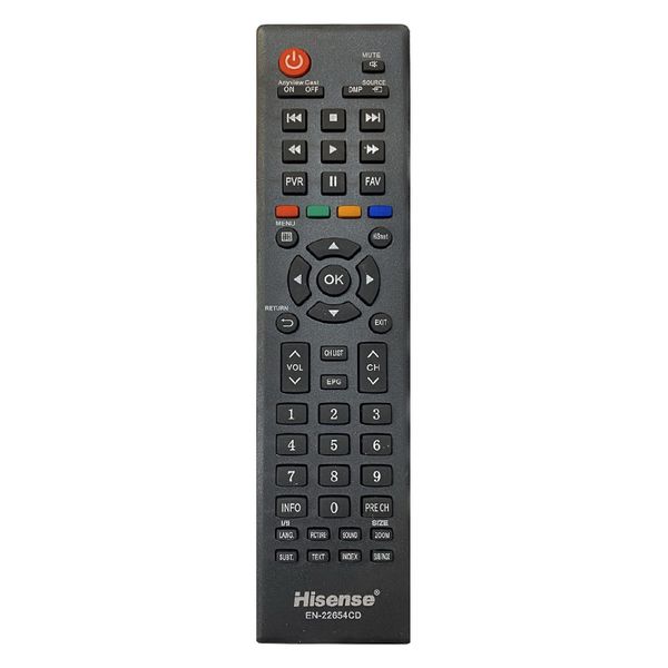 ریموت کنترل تلویزیون هایسنس مدل EN-22654CD