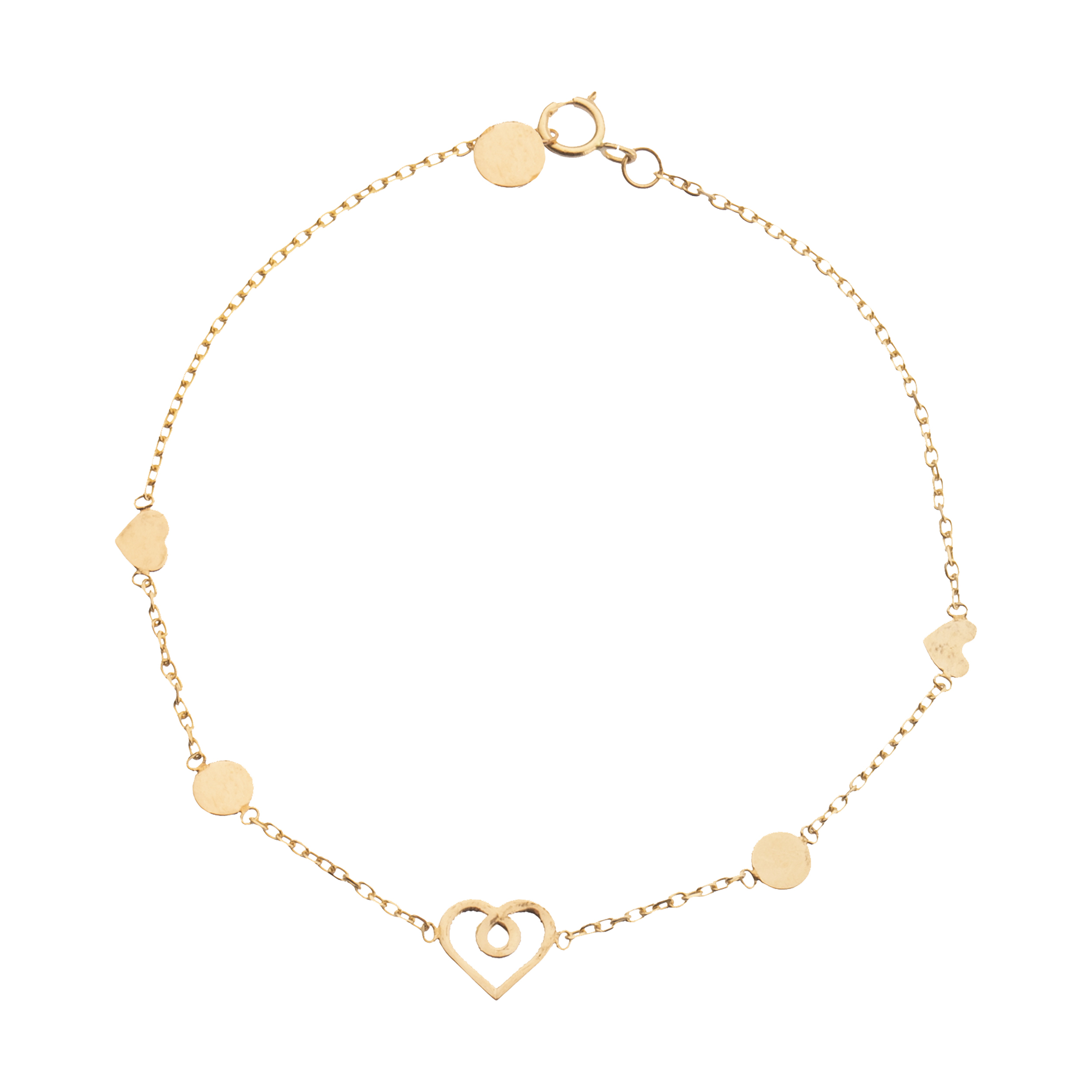 دستبند طلا 18 عیار زنانه ناتروسا مدل NG247
