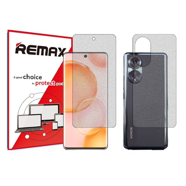 محافظ صفحه نمایش مات ریمکس مدل HyMTT مناسب برای گوشی موبایل آنر 50 به همراه محافظ پشت گوشی