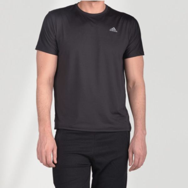 تی شرت آستین کوتاه ورزشی مردانه آدیداس مدل 8493 رنگ مشکی