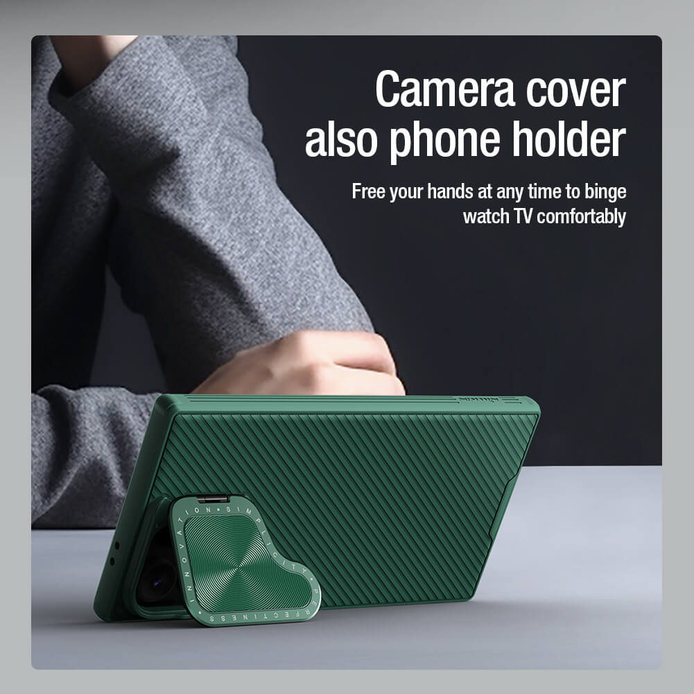 کاور نیلکین مدل CamShield Prop مناسب برای گوشی موبایل سامسونگ Galaxy S24 Ultra